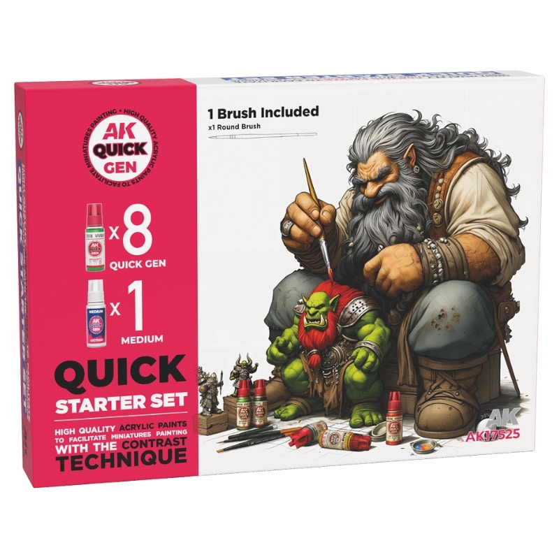 AK Interactive Quick Gen Paint Set - Quick Starter AK17525