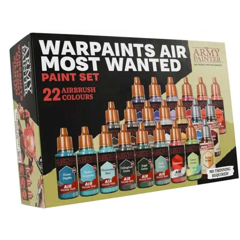The Army Painter Warpaints Air Most Wanted Paint Set AW8004P