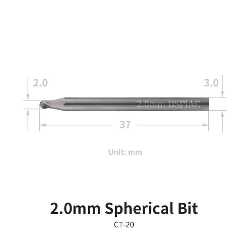 DSPIAE Spherical Bur (2mm) CT-20