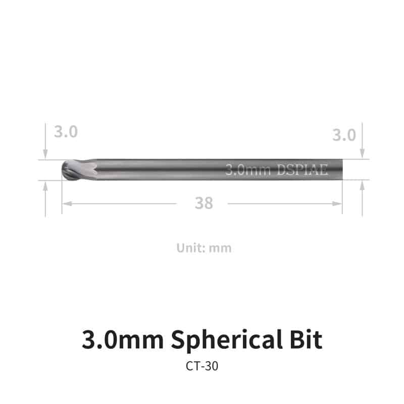 DSPIAE Spherical Bur (3mm) CT-30