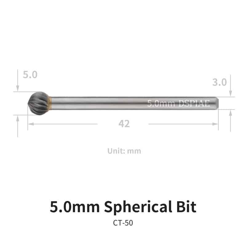 DSPIAE Spherical Bur (5mm) CT-50