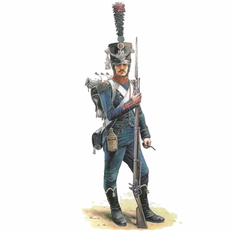 Hat Industrie Napoleonic 1808-12 French Light Infantry Chasseurs (1/72) 8219
