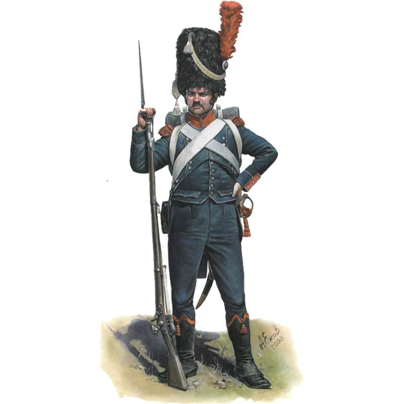 Hat Industrie Napoleonic 1808-12 French Light Infantry Carabiniers (1/72) 8220
