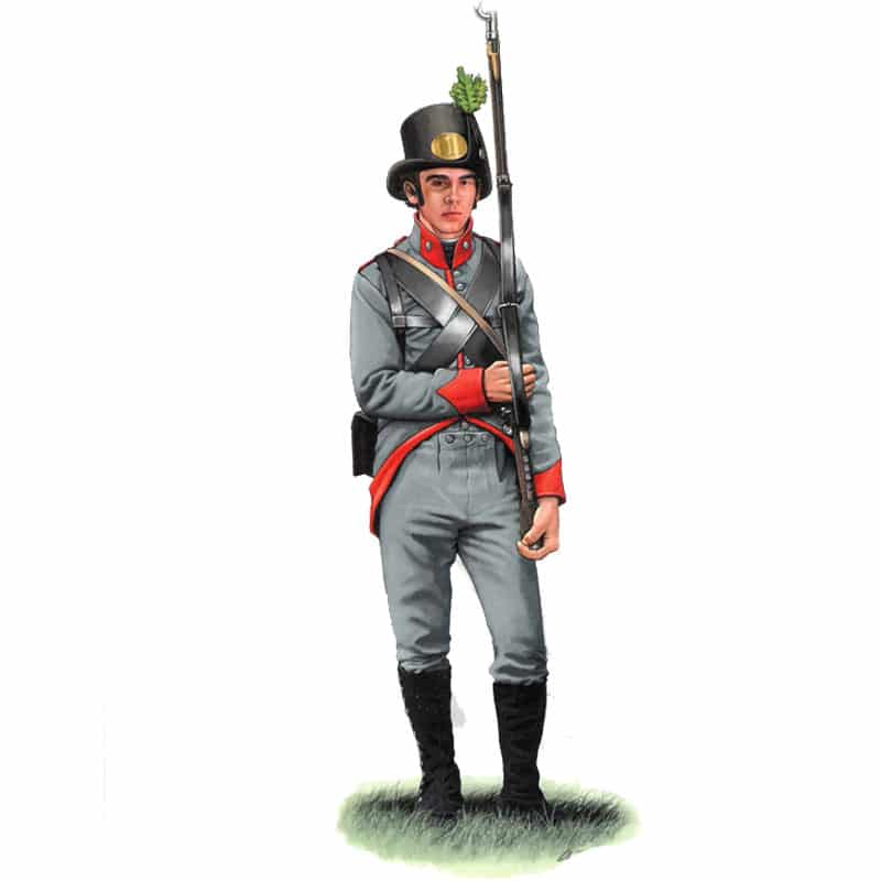 Hat Industrie Napoleonic Austrian Landwehr (1/72) 8233