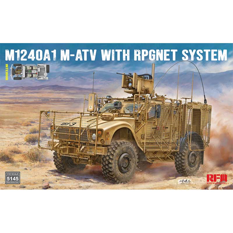Rye Field Models U.S MRAP All Terrain Vehicle M1240A1 M-ATV (1/35) RM-5145
