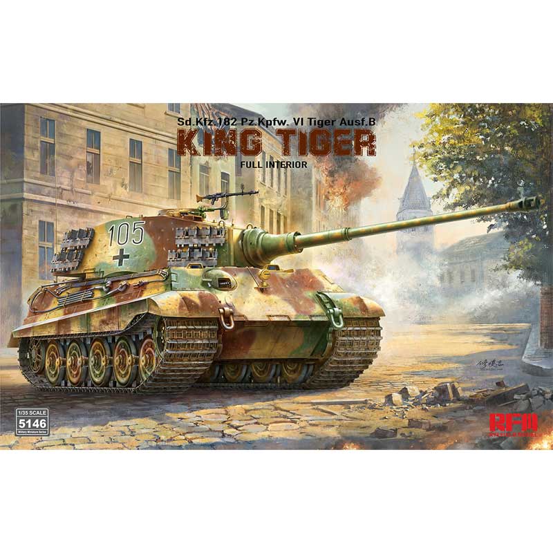 Rye Field Models Pz.Kpfw.VI Ausf.B King Tiger Henschel Turret Sd.Kfz. 182 (1/35) RM-5146