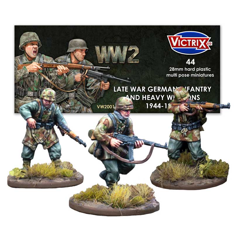Victrix WW2 Late War German Infantry & Heavy Weapons (1944-45) (28mm) VW2001