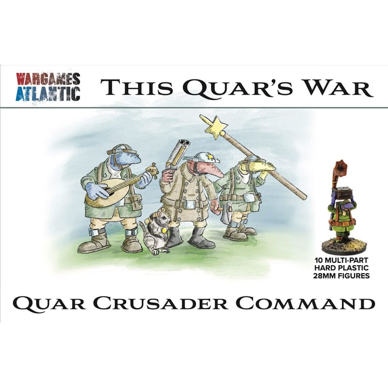 Wargames Atlantic This Quar's War - Quar Crusader Command (28mm) WAAQU006