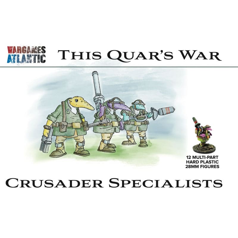 Wargames Atlantic This Quar's War - Crusader Specialists (28mm) WAAQU008