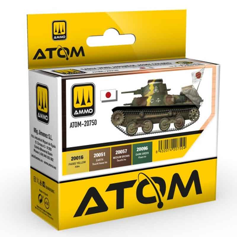 Ammo ATOM Early WWII Japanese Army Colours Set ATOM-20750