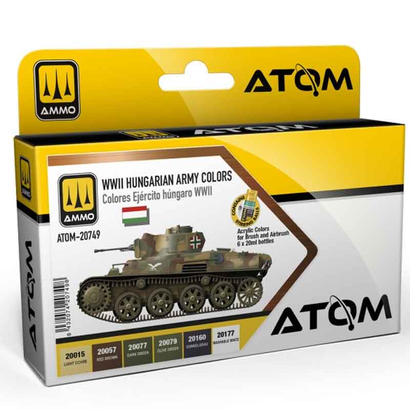 Ammo ATOM WWII Hungarian Army Colours Set ATOM-20749