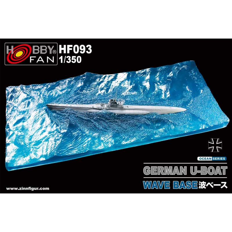 1/350 German U-Boat Wave Base Hobby Fan HF093