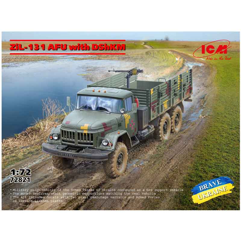 ICM ZіL-131 AFU Truck with DShKM (1/72) 72821