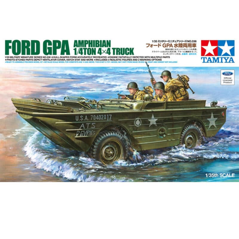 1/35 U.S. Ford G.P.A. Amphibian Jeep w/ PE Parts Tamiya 35336 *Damaged Box*