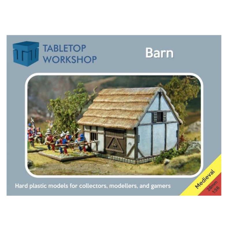 The Tabletop Workshop Barn (28mm) 28MEDBARN