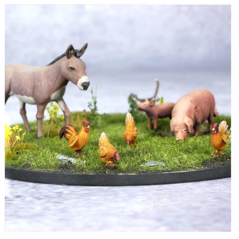 The Tabletop Workshop Farm Animals (28mm) 28EXTFARMA