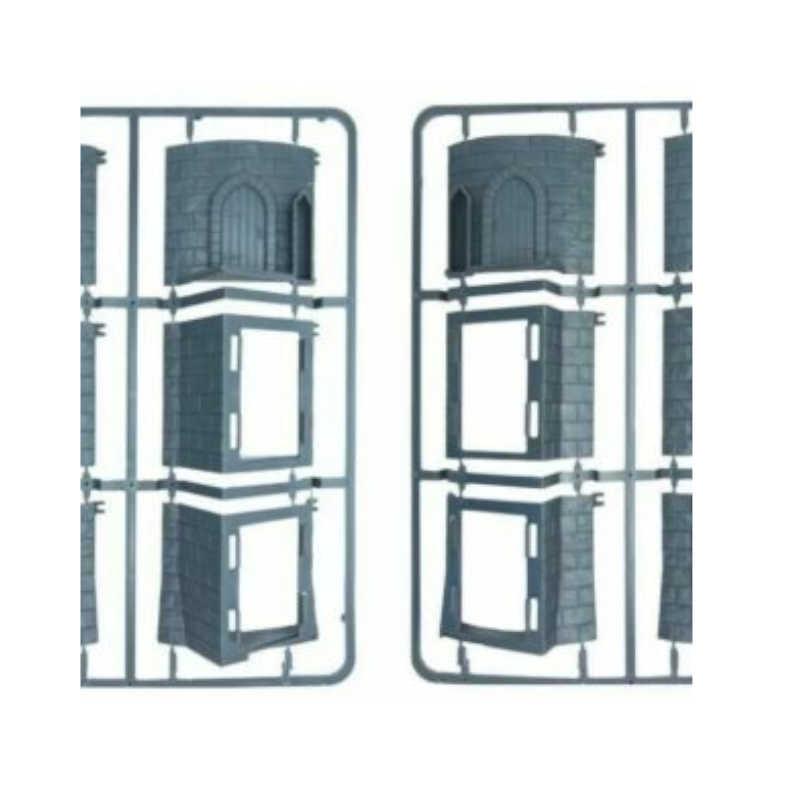 The Tabletop Workshop Medieval Fortified Castle Round Connector Set (28mm) 28MEDCONRO