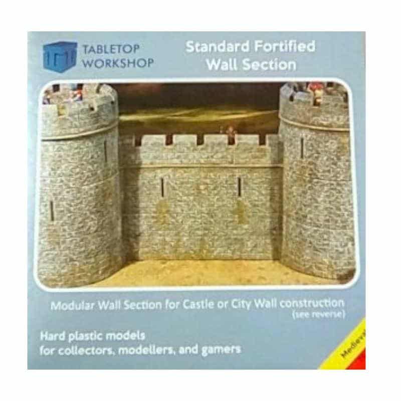 The Tabletop Workshop Medieval Fortified Castle Wall (28mm) 28MEDWALL