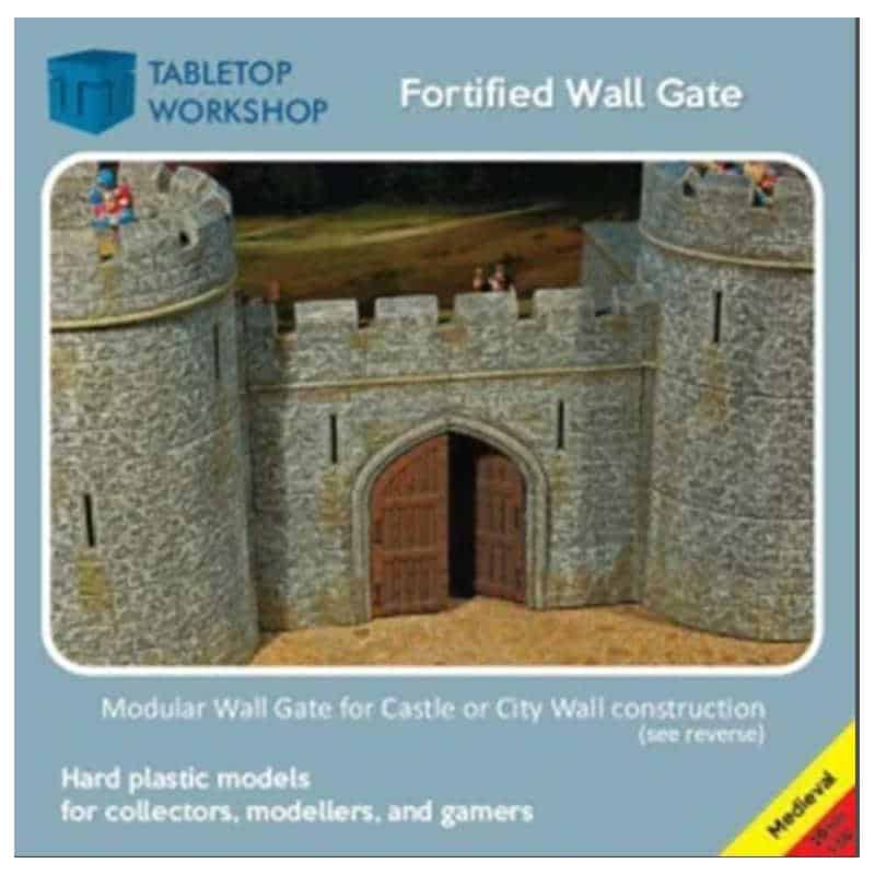 The Tabletop Workshop Medieval Fortified Castle Wallgate (28mm) 28MEDWALLG