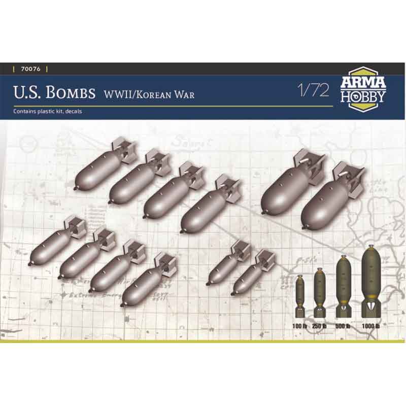 Arma Hobby U.S. Bombs WWII/Korean War (1/72) 70076