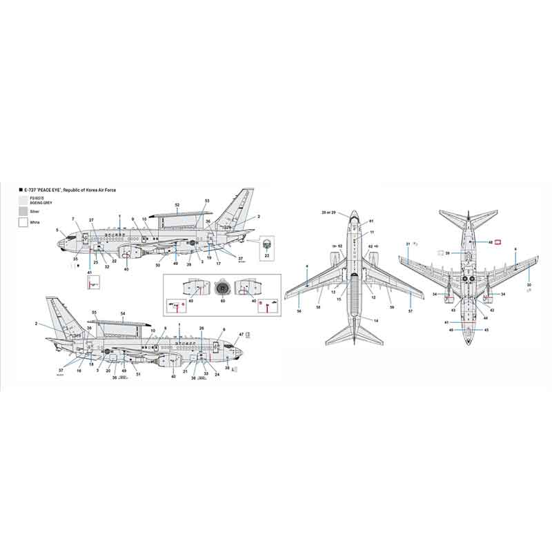 Academy Korean Air Force E-737 Peace Eye (1/144) 12651