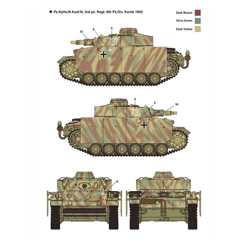 Academy Panzer III Ausf N Afrika Korps (1/35) 13567