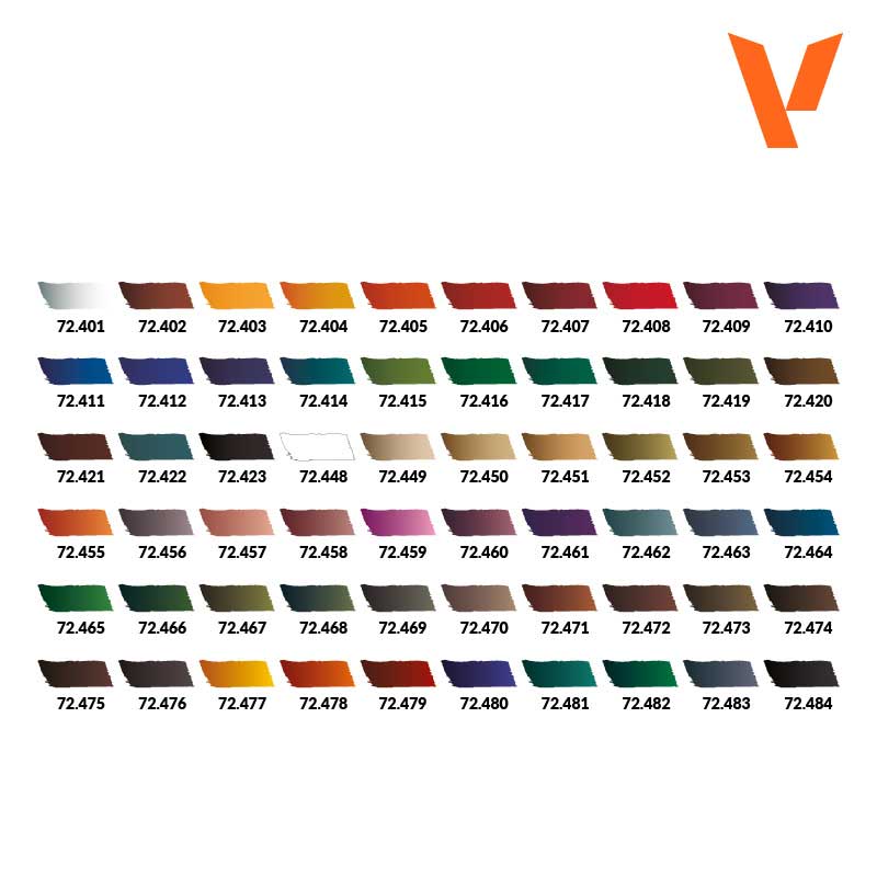 Vallejo Xpress Color Set Artist's Selection Case 72.184