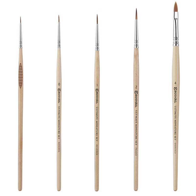 Vallejo Ultimate Miniature Set Paint & Brushes 72.206