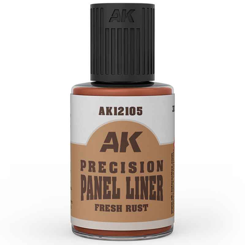 AK Interactive Precision Paneliner Fresh Rust (30ml) AK12105