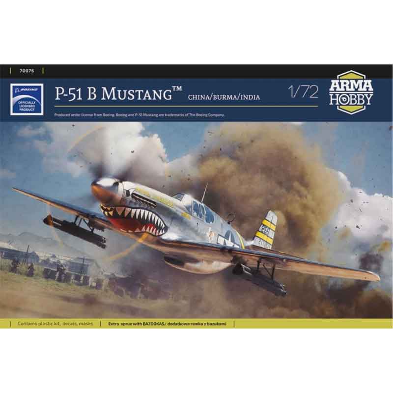 Arma Hobby P-51B Mustang China/Burma/India CBI (1/72) 70075