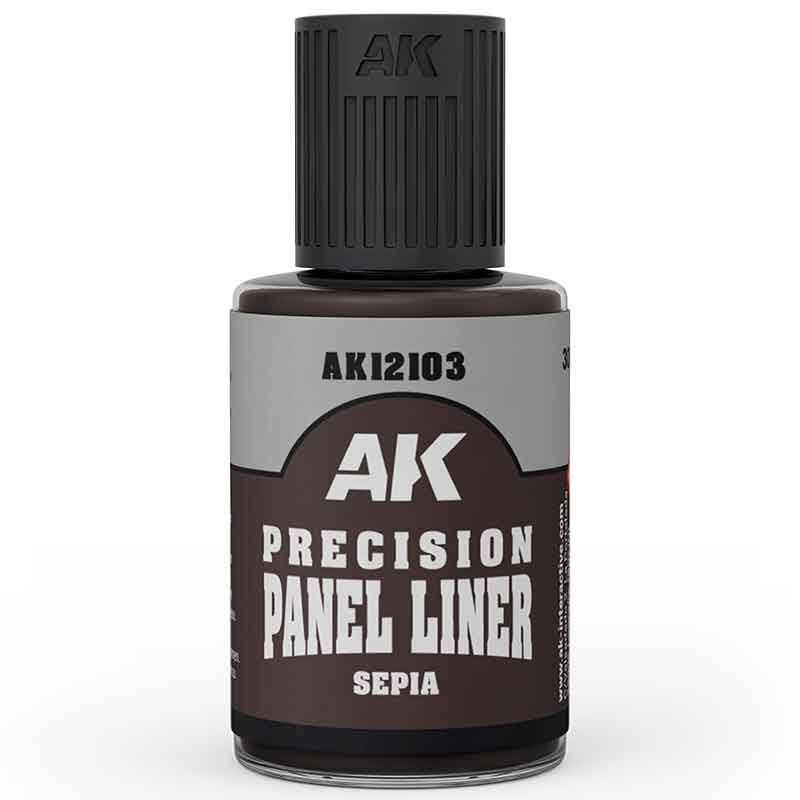AK Interactive Precision Paneliner Sepia (30ml) AK12103