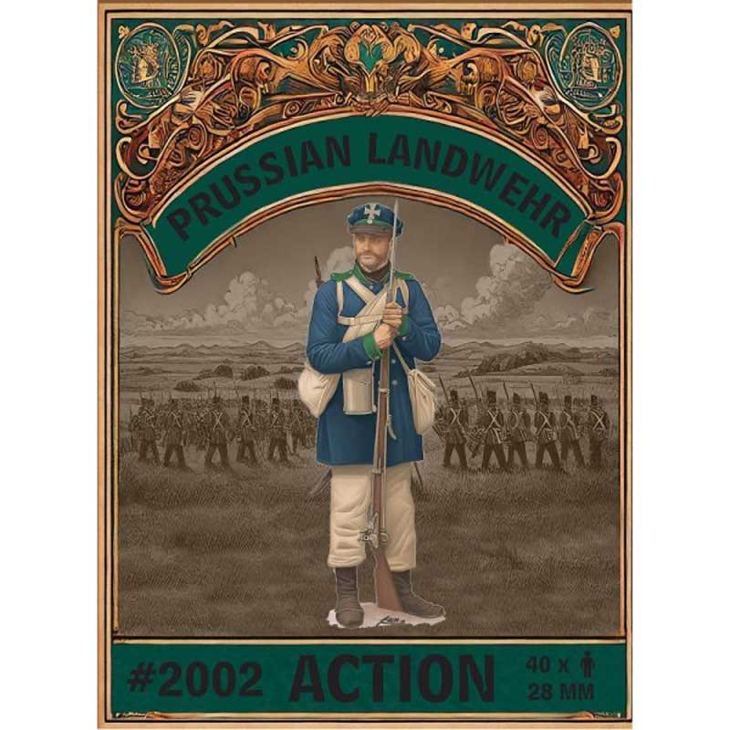 Hat Industrie Prussian Landwehr Action (28mm) 2002