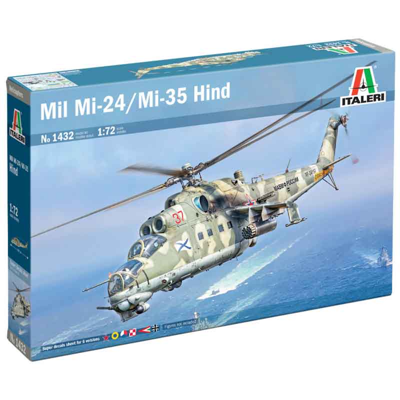 Italeri Mil Mi-24P / Mil Mi-35P Helicopter (1/72) 1432