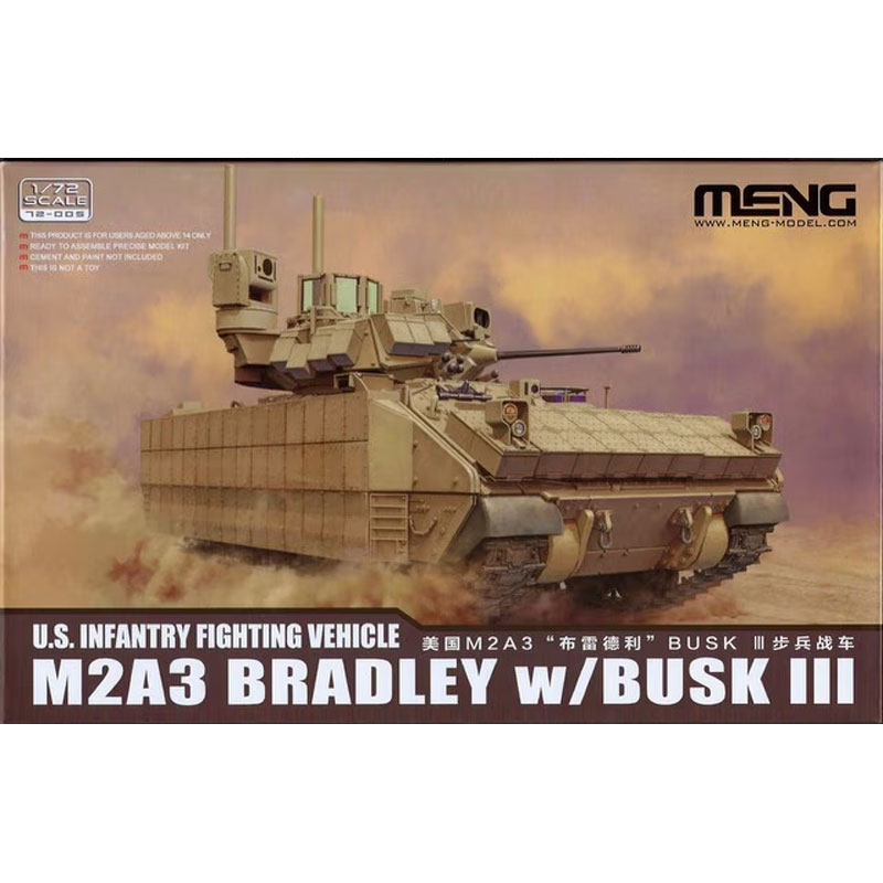 Meng Model M2A3 Bradley w/ BUSK III (1/72) 72-005