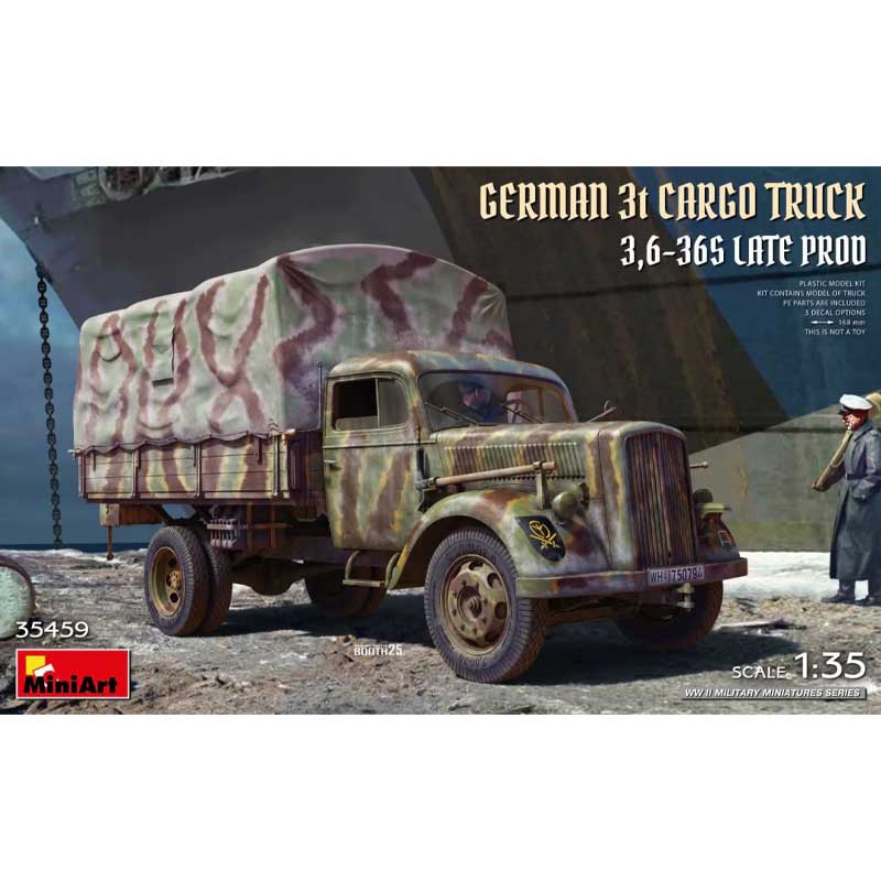 Miniart German 3t Cargo Truck 3,6-36s Late Production (1/35) 35459
