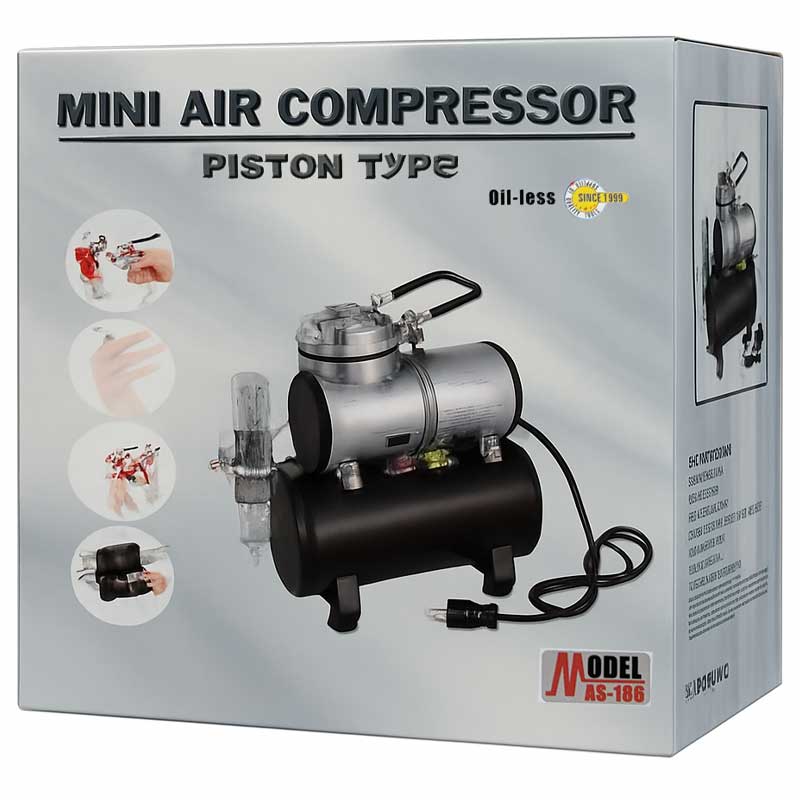 Airbrush Compressor (3L Tank) AS-186