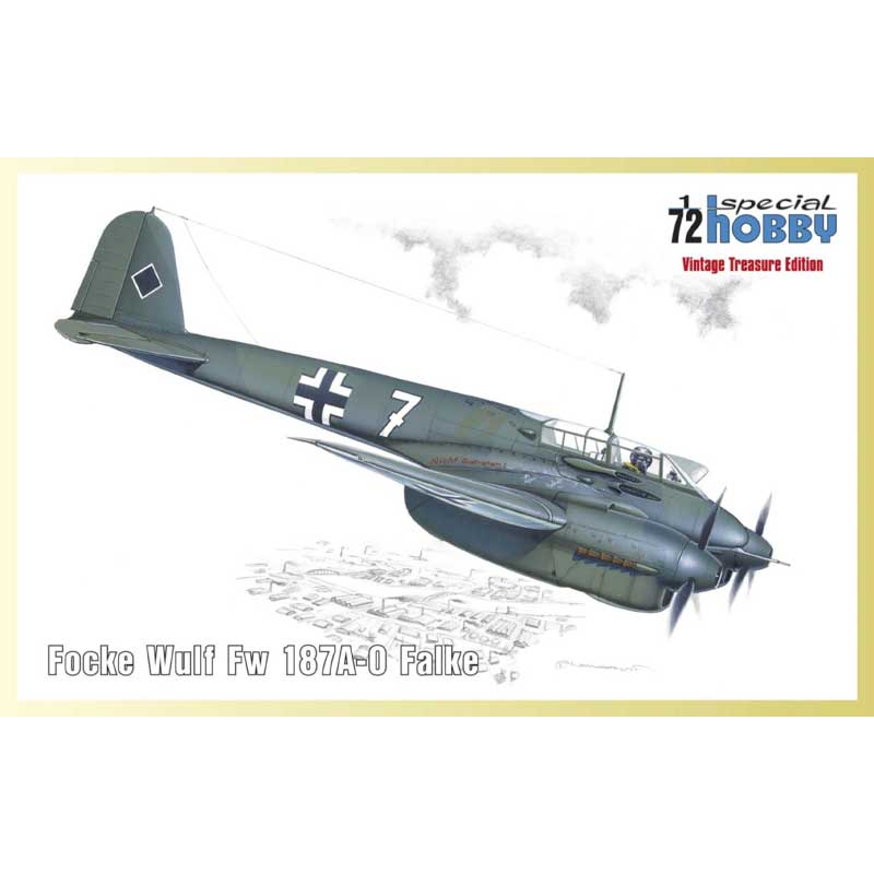 Special Hobby Focke Wulf Fw 187A-0 Falke (1/72) VT72002