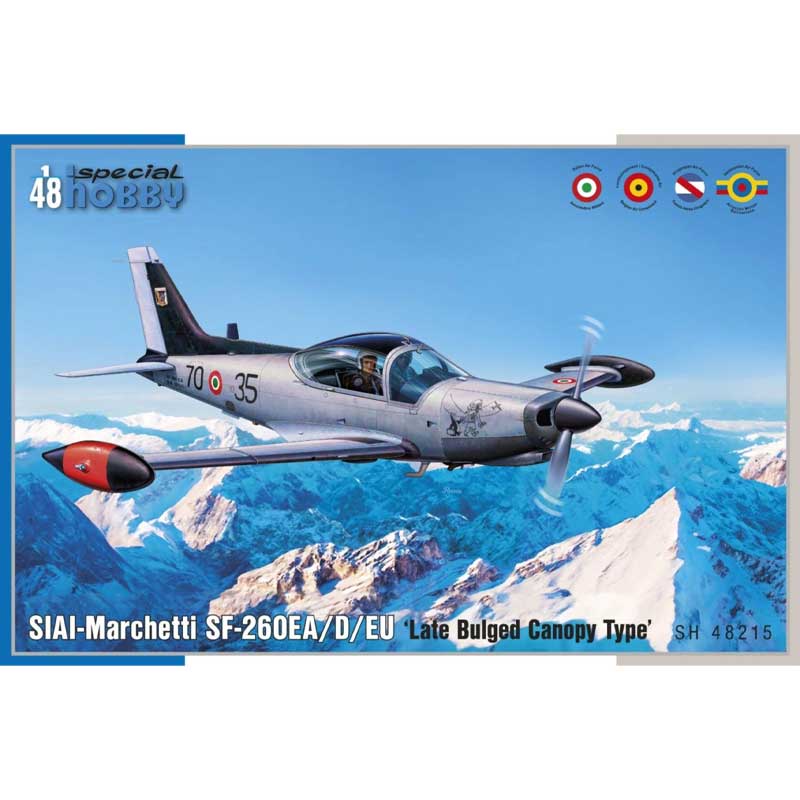 Special Hobby SIAI-Marchetti SF-260EA/D/EU Late Bulged Canopy (1/48) SH48215