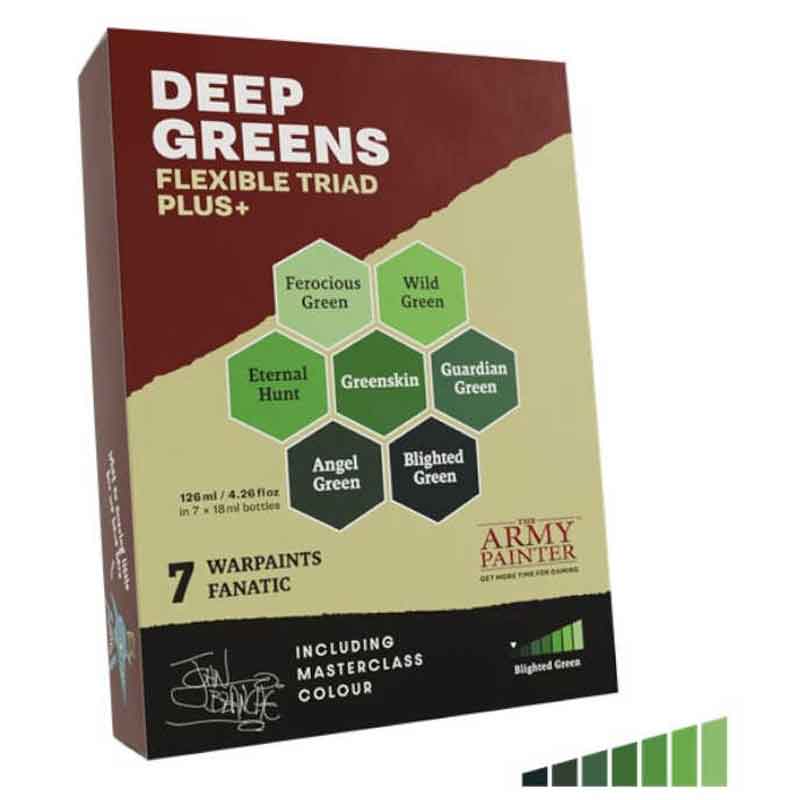 The Army Painter Deep Greens Flexible Triad + WP8088P