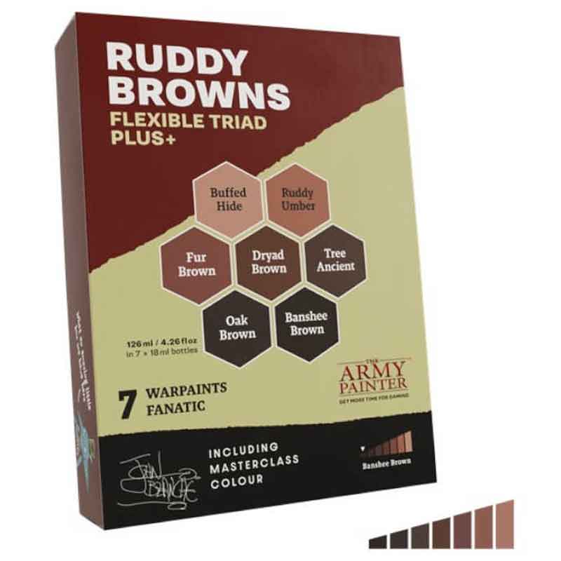 The Army Painter Ruddy Browns Flexible Triad + WP8089P