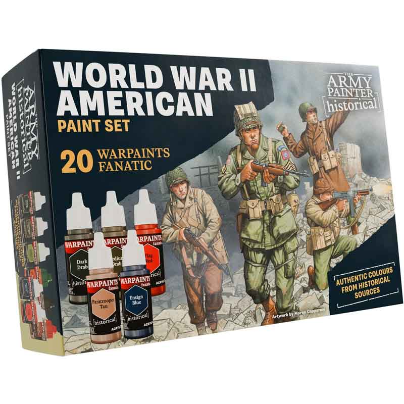 The Army Painter WWII American Historical Paint Set WP8082P