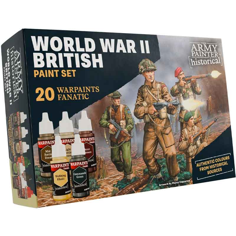 The Army Painter WWII British Historical Paint Set WP8084P