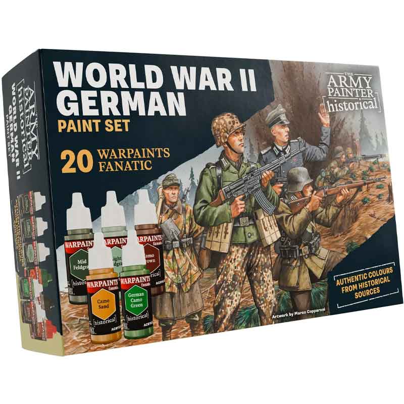 The Army Painter WWII German Historical Paint Set WP8083P