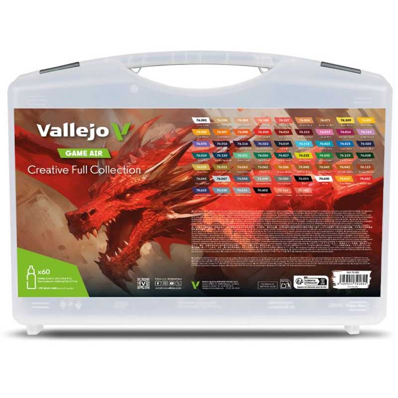 Vallejo Game Air Set Creative Full Collection 72.185
