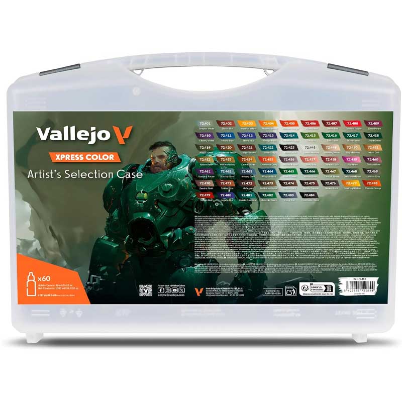Vallejo Xpress Color Set Artist's Selection Case 72.184