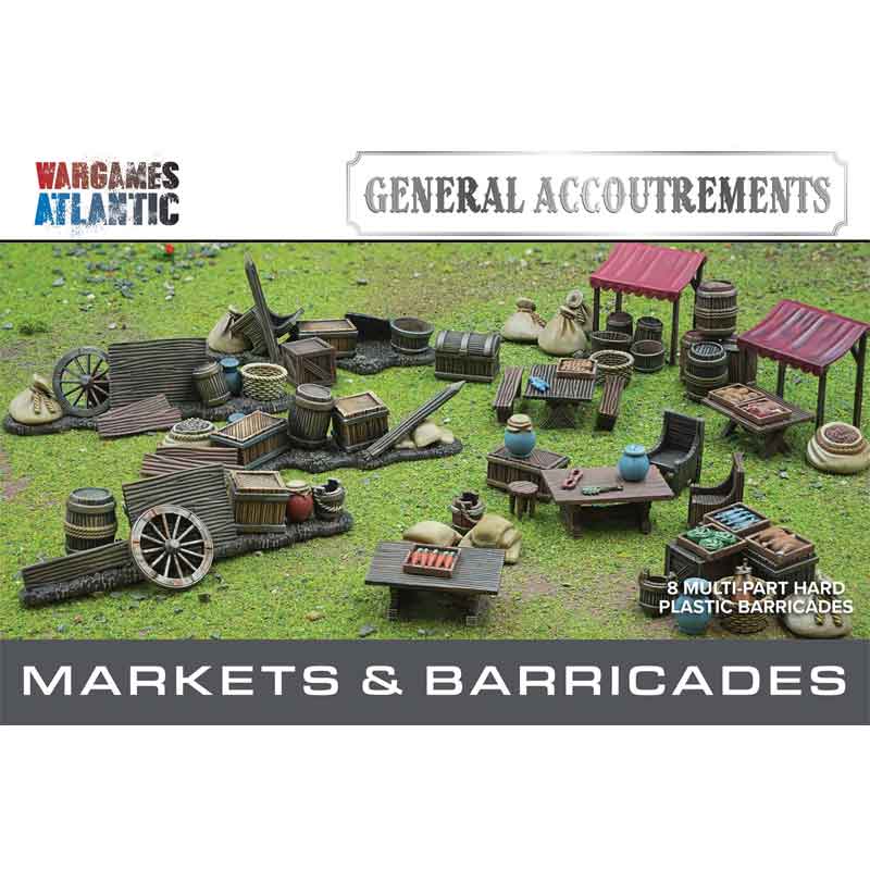 Wargames Atlantic Markets & Barricades (28mm) WAAGA013