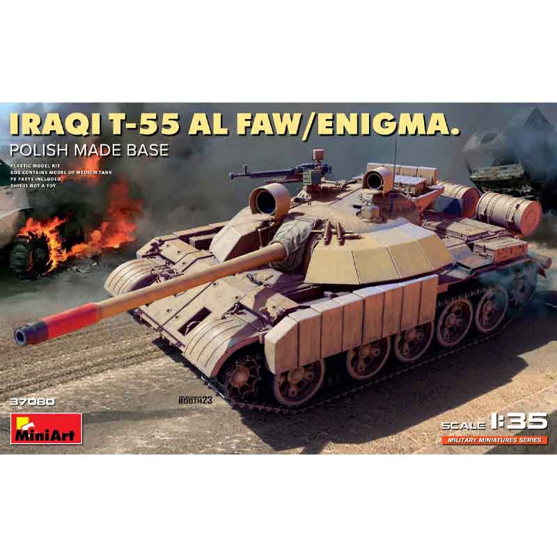 MiniArt Iraqi T-55 Al Faw Enigma Polish Made Base (1/35) 37080