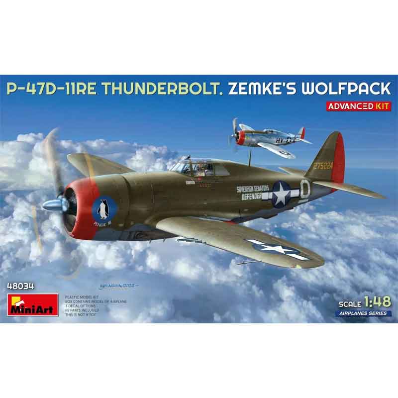 MiniArt P-47D-11RE Thunderbolt Zemke's (1/48) 48034