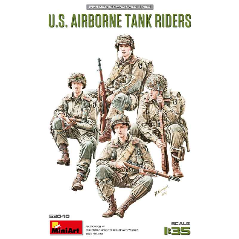 MiniArt US Airborne Tank Riders (1/35) 53040
