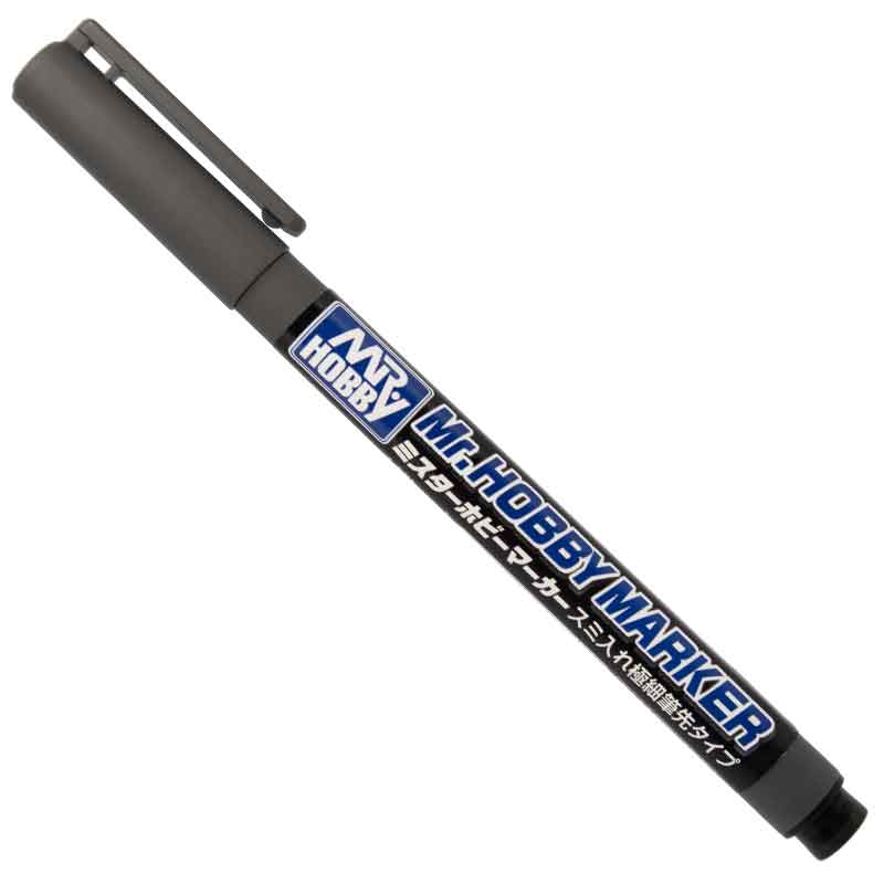 Mr Hobby Marker Super Fine Tip Brush Pen Gray CM-102